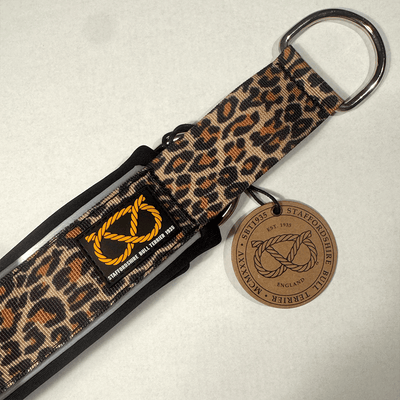 Staffordshire Bull Terrier 1935® Collier Martingale - Léopard