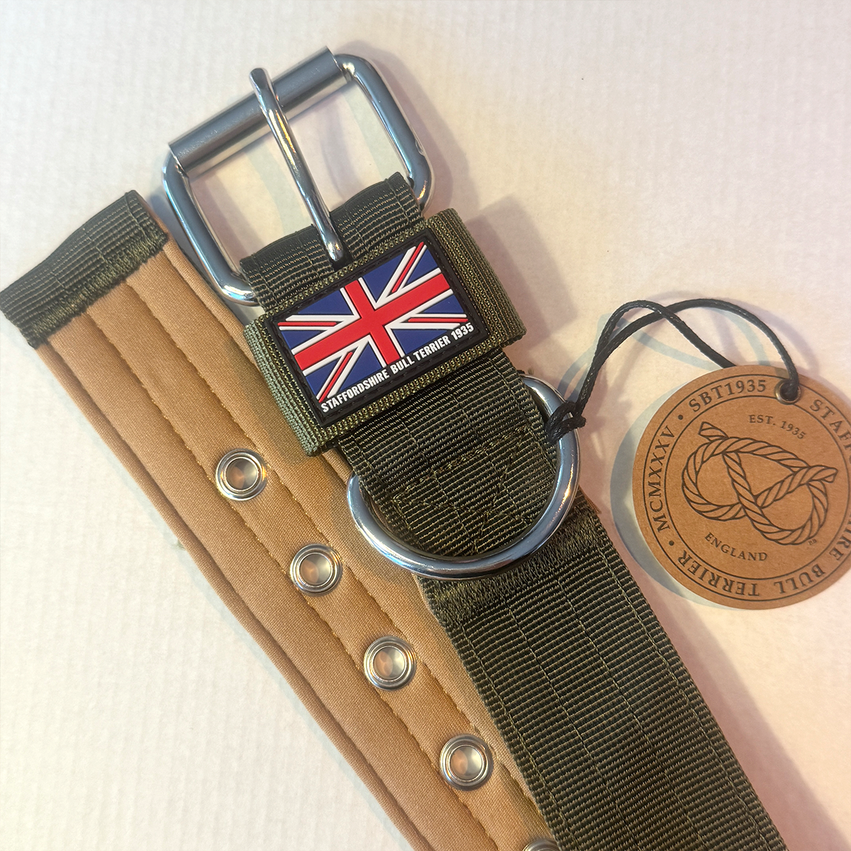 Staffordshire Bull Terrier 1935® Nylon Collar - Hunter