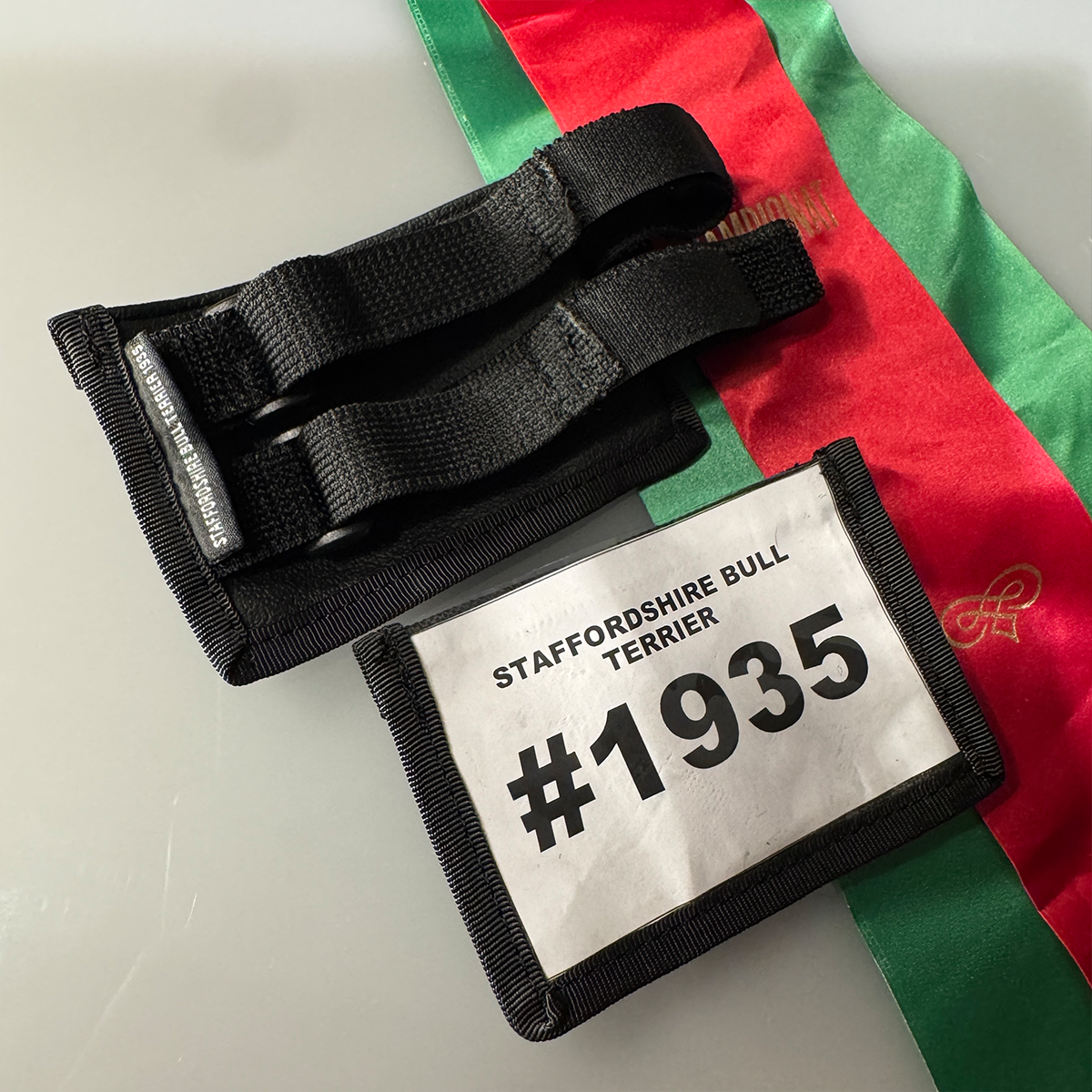 Staffordshire Bull Terrier 1935® Show Armband Number Holder
