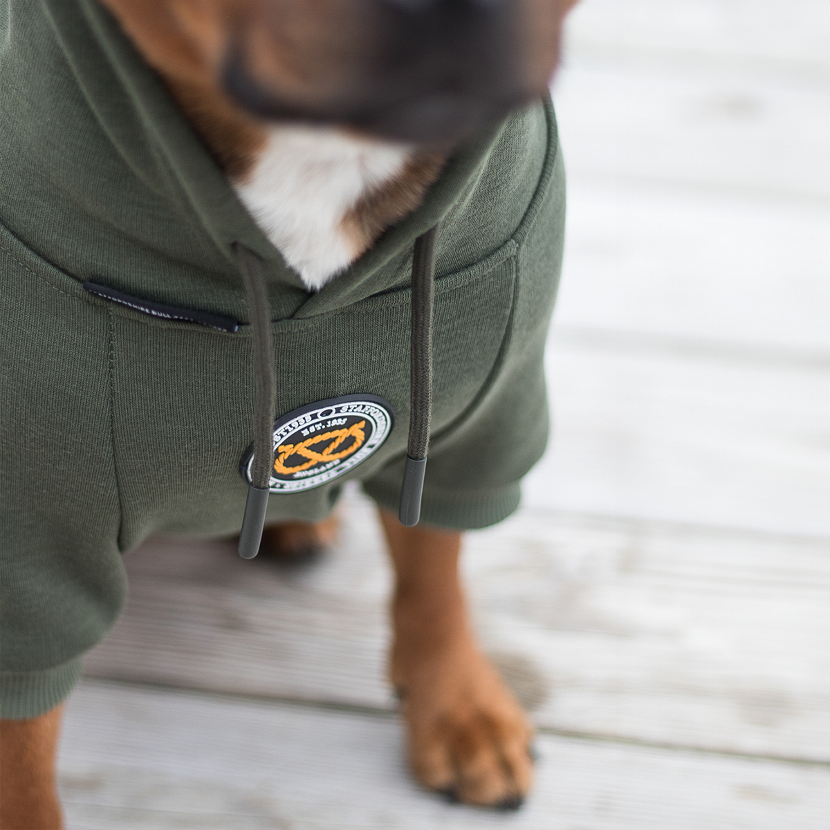 Staffordshire Bullterrier 1935® Hoodies - Grön