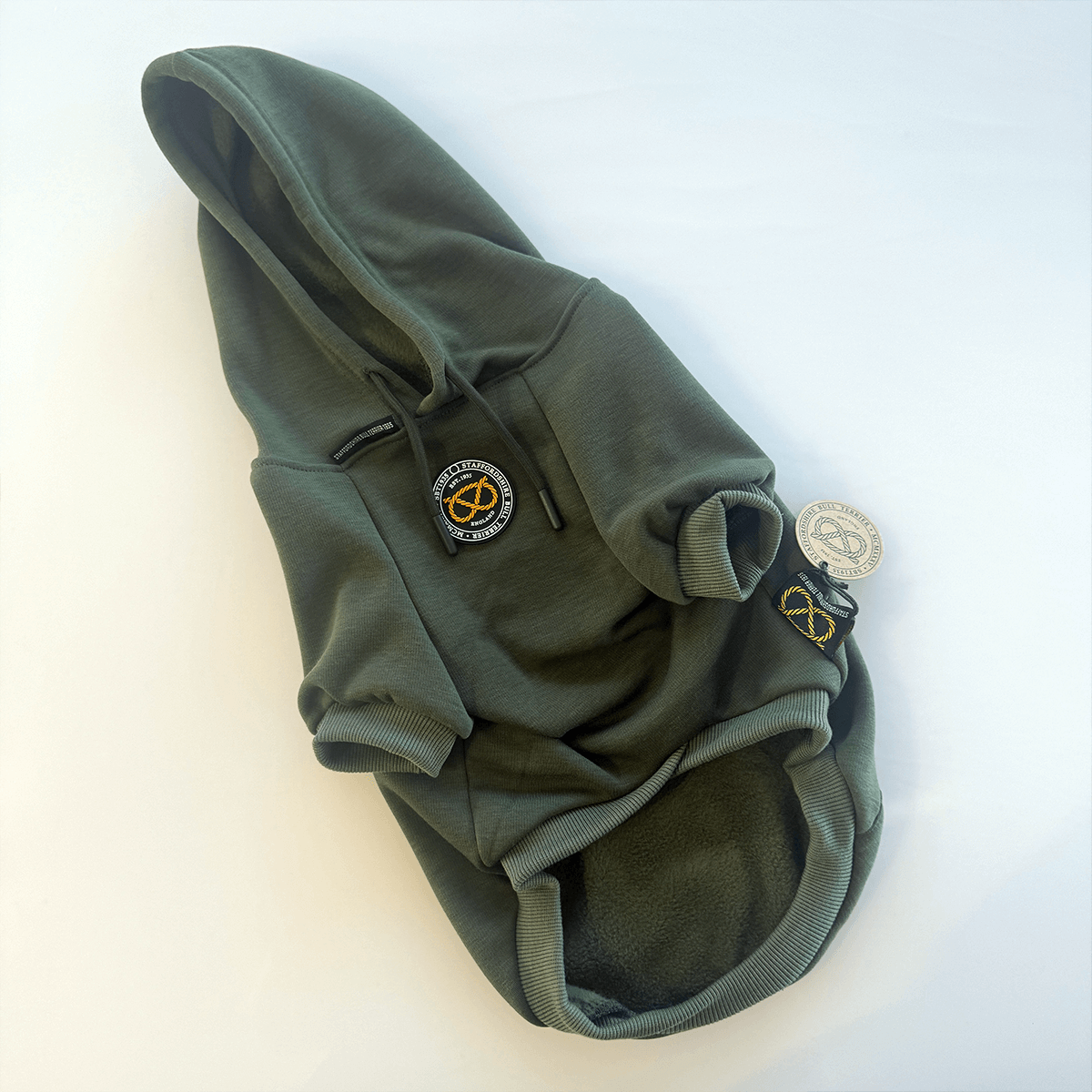 Staffordshire Bullterrier 1935® Hoodies - Grön