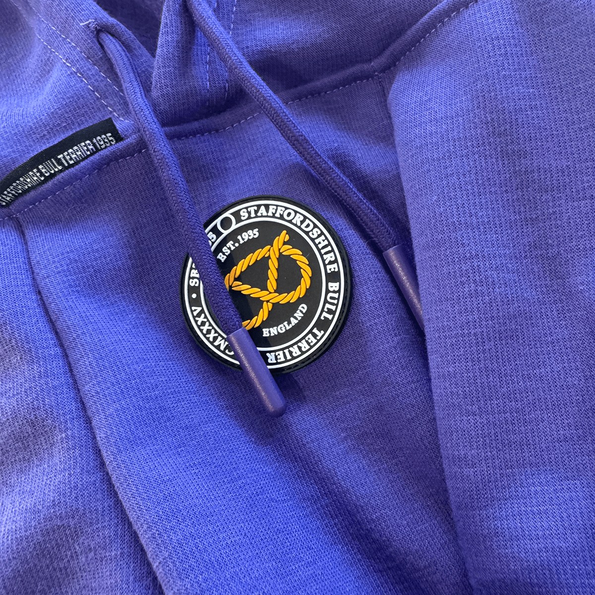 Staffordshire Bullterrier 1935® Hoodie - Mörklila