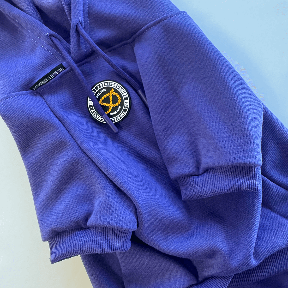 Staffordshire Bullterrier 1935® Hoodie - Mörklila