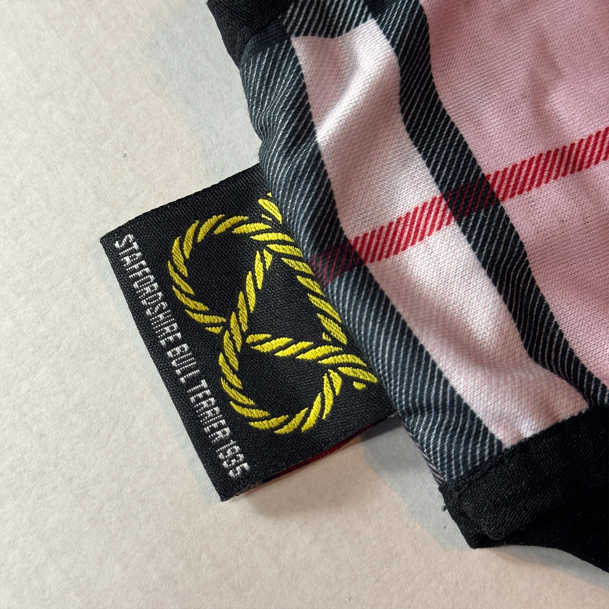 Staffordshire Bull Terrier 1935® Hygiene Panties with Suspenders - Staffberry Pink
