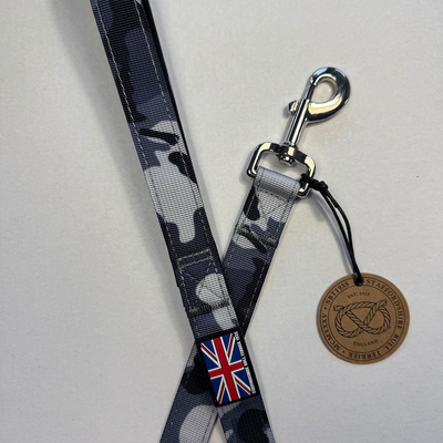 Staffordshire Bull Terrier 1935® Nylon Leash - Night Camo & Black - Normal