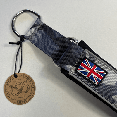 Staffordshire Bull Terrier 1935® Martingale Collar - Night Camo & Black