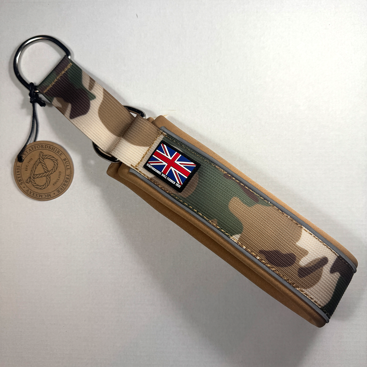 Staffordshire Bull Terrier 1935® Martingale Halsband - Sand Camo