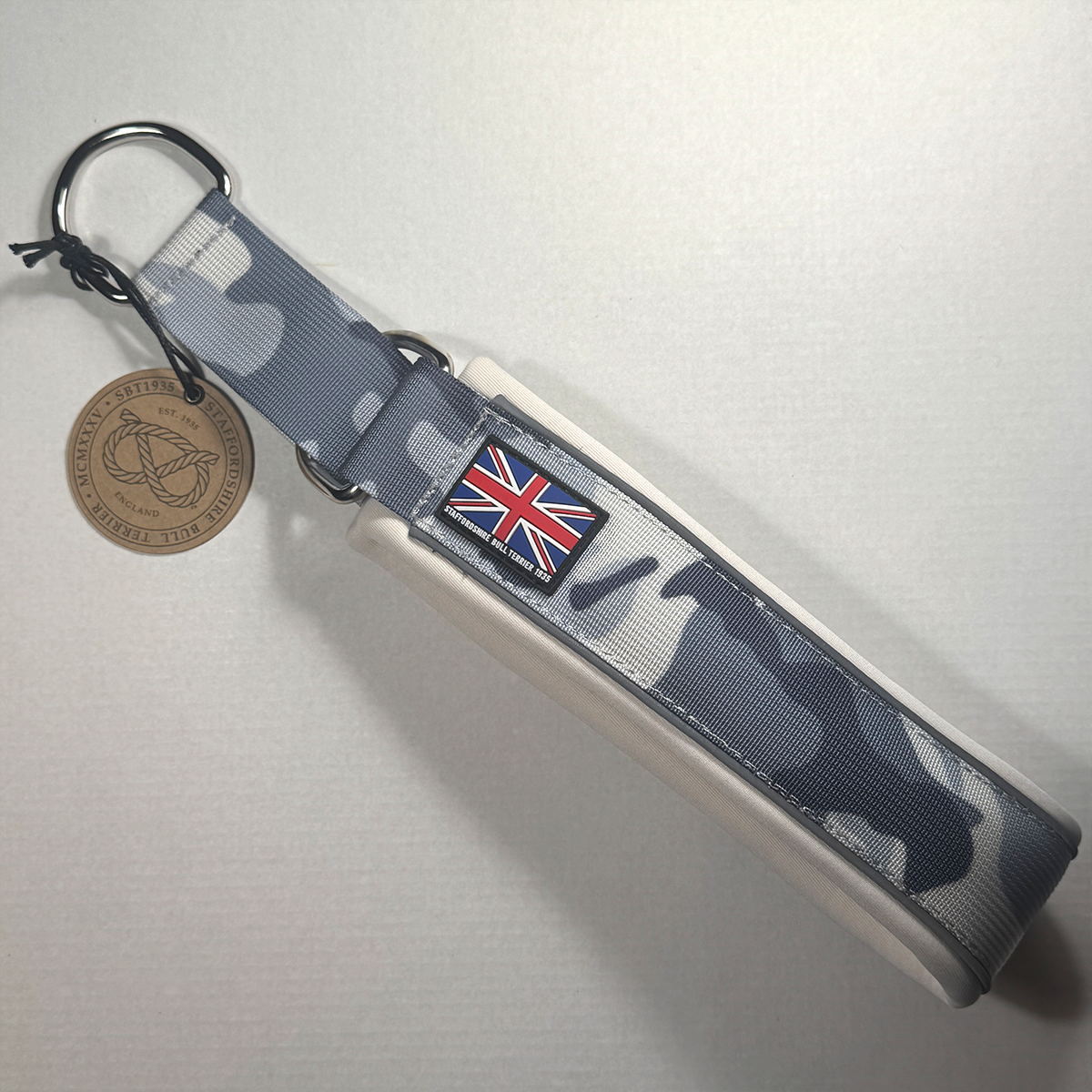 Staffordshire Bull Terrier 1935® Martingale Halsband - Snö Camo