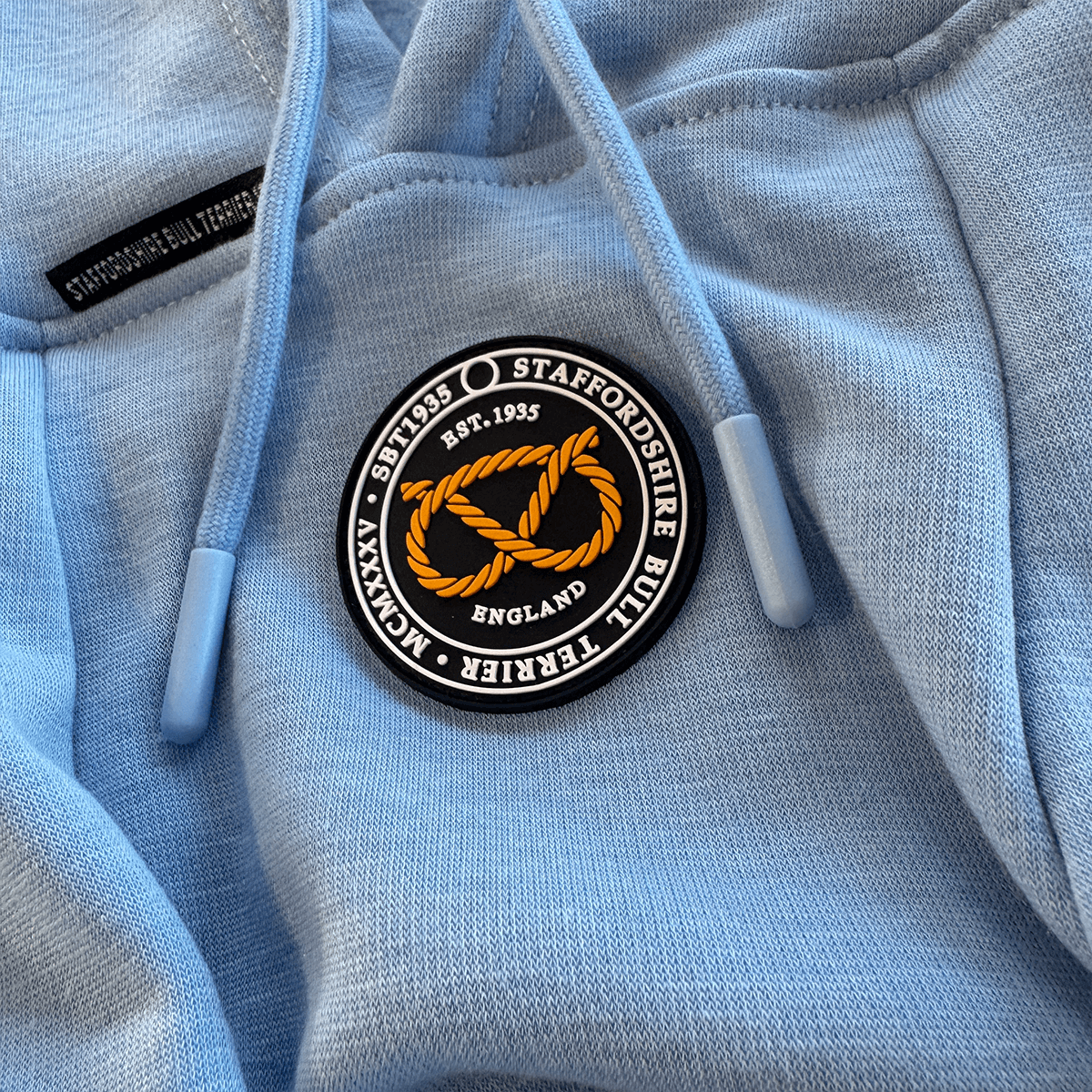 Staffordshire Bullterrier 1935® Hoodie - Babyblå