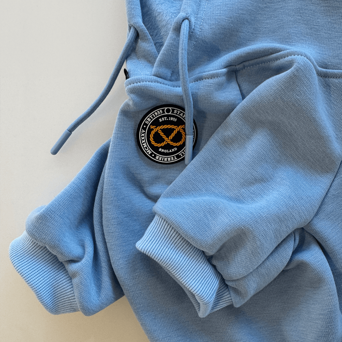 Staffordshire Bullterrier 1935® Hoodie - Babyblå