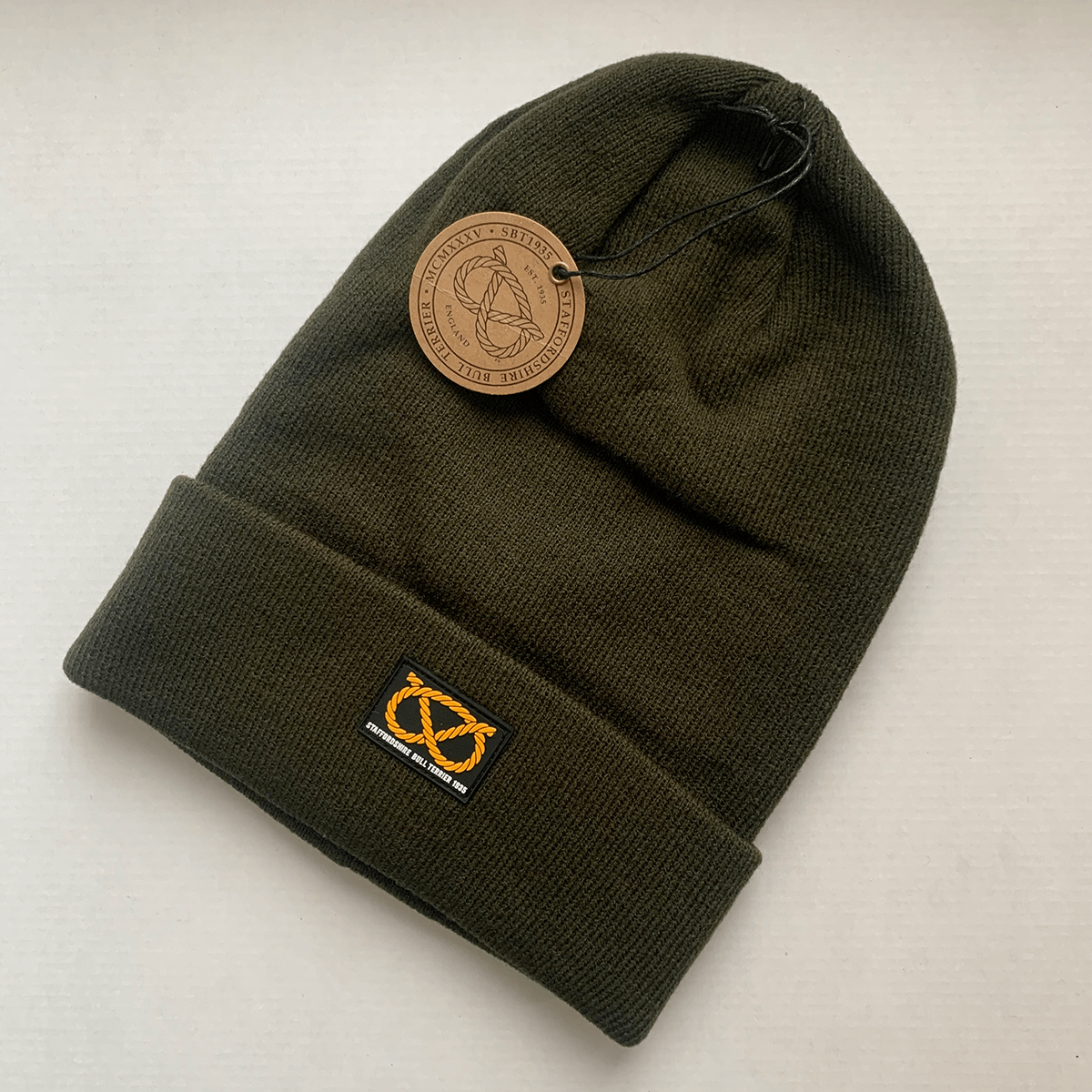 Staffordshire Bull Terrier 1935® Beanie - Green