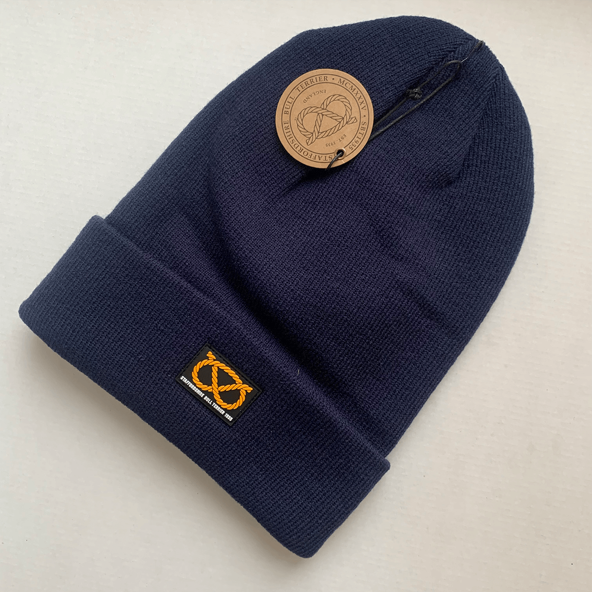 Staffordshire Bull Terrier 1935® Beanie - Navy Blue