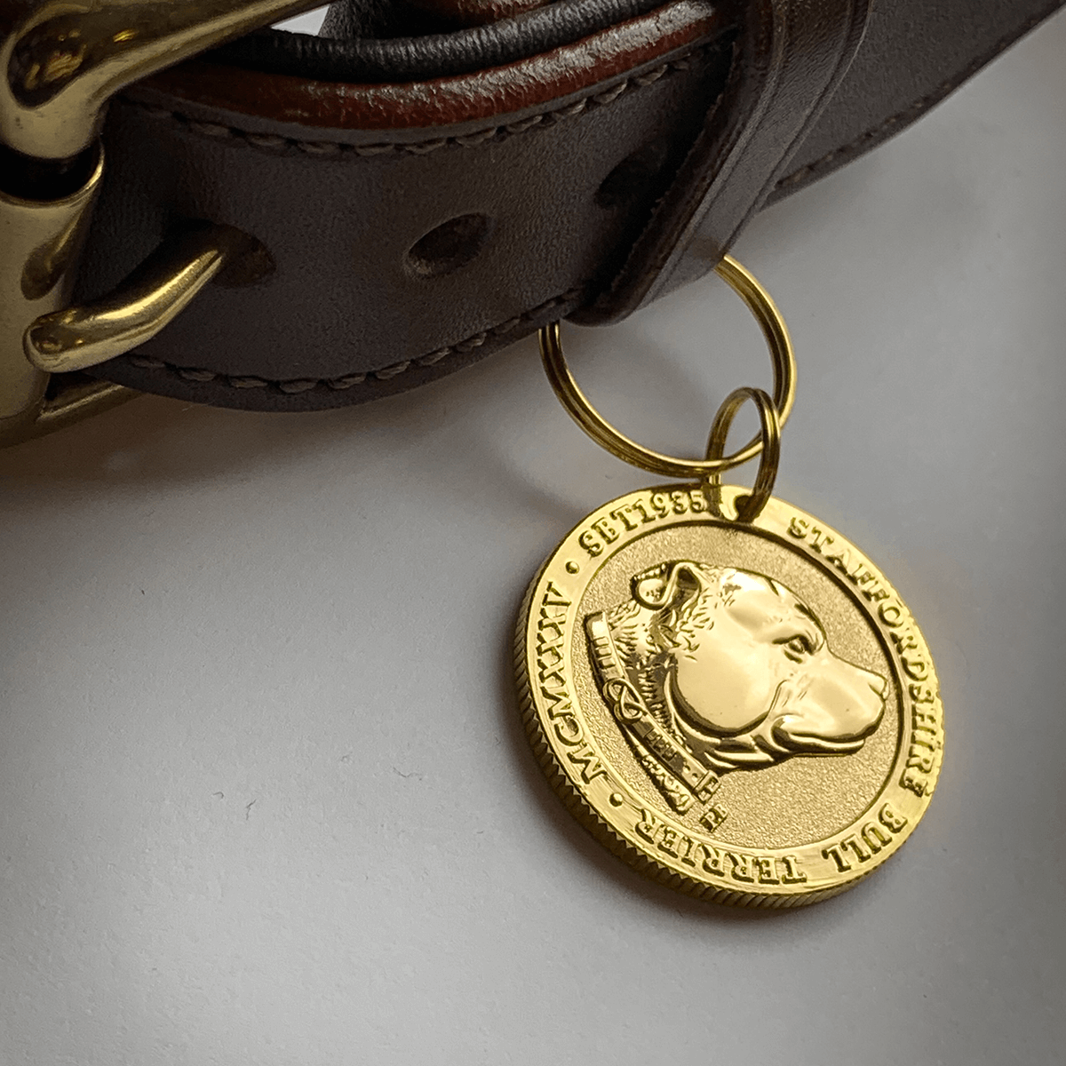 Staffordshire Bull Terrier 1935® Valp Namnbricka
