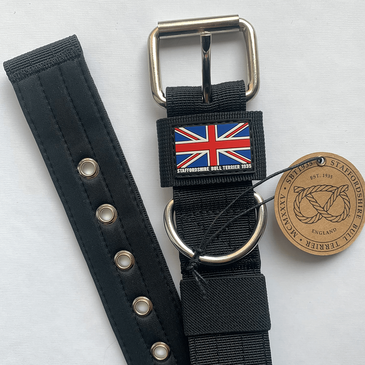 Padded Nylon Collar Staffordshire Bull Terrier 1935®