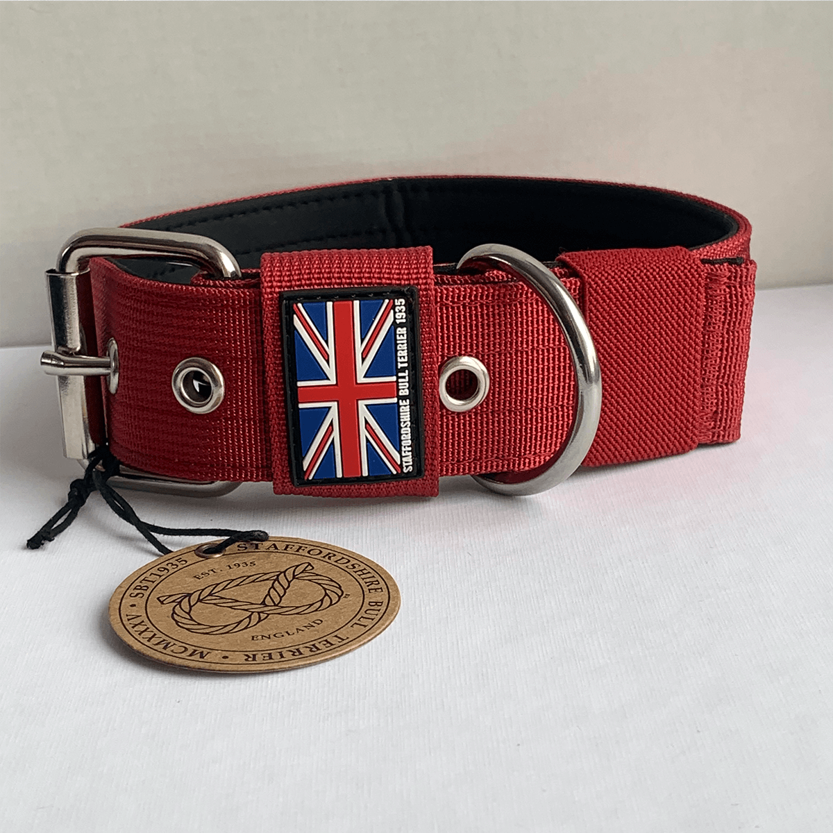 Padded Nylon Collar Staffordshire Bull Terrier 1935®