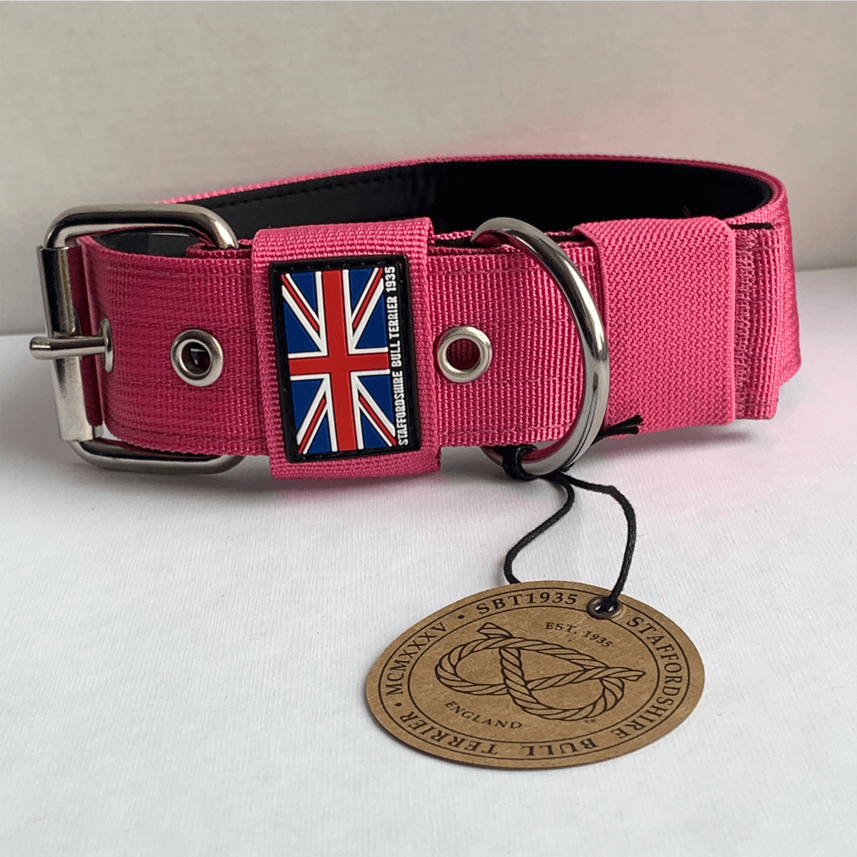 Padded Nylon Collar Staffordshire Bull Terrier 1935®