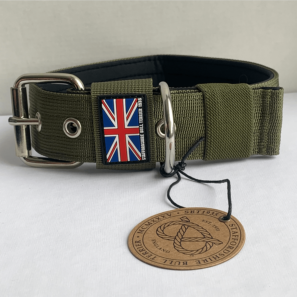 Padded Nylon Collar Staffordshire Bull Terrier 1935®