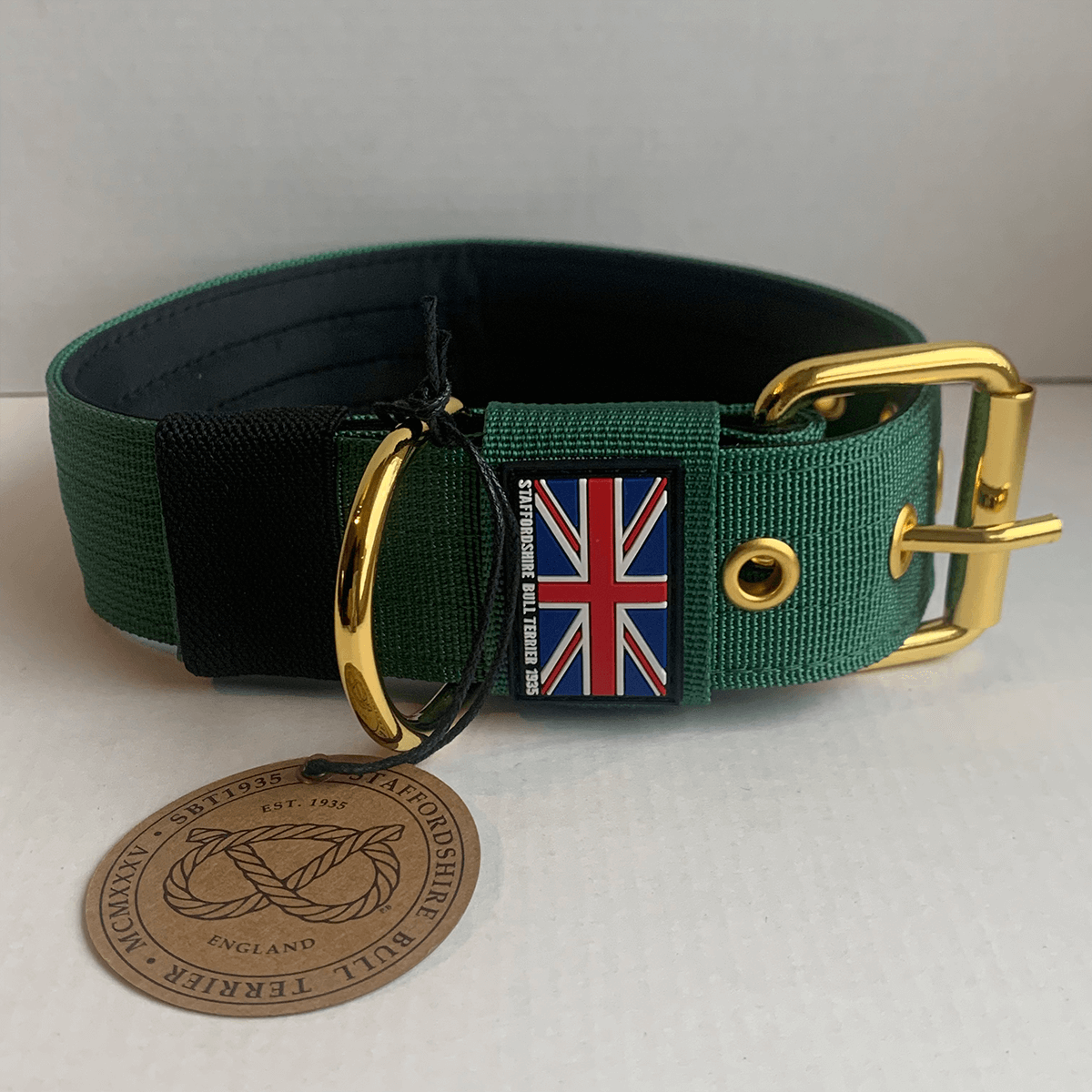 Padded Nylon Collar Staffordshire Bull Terrier 1935®