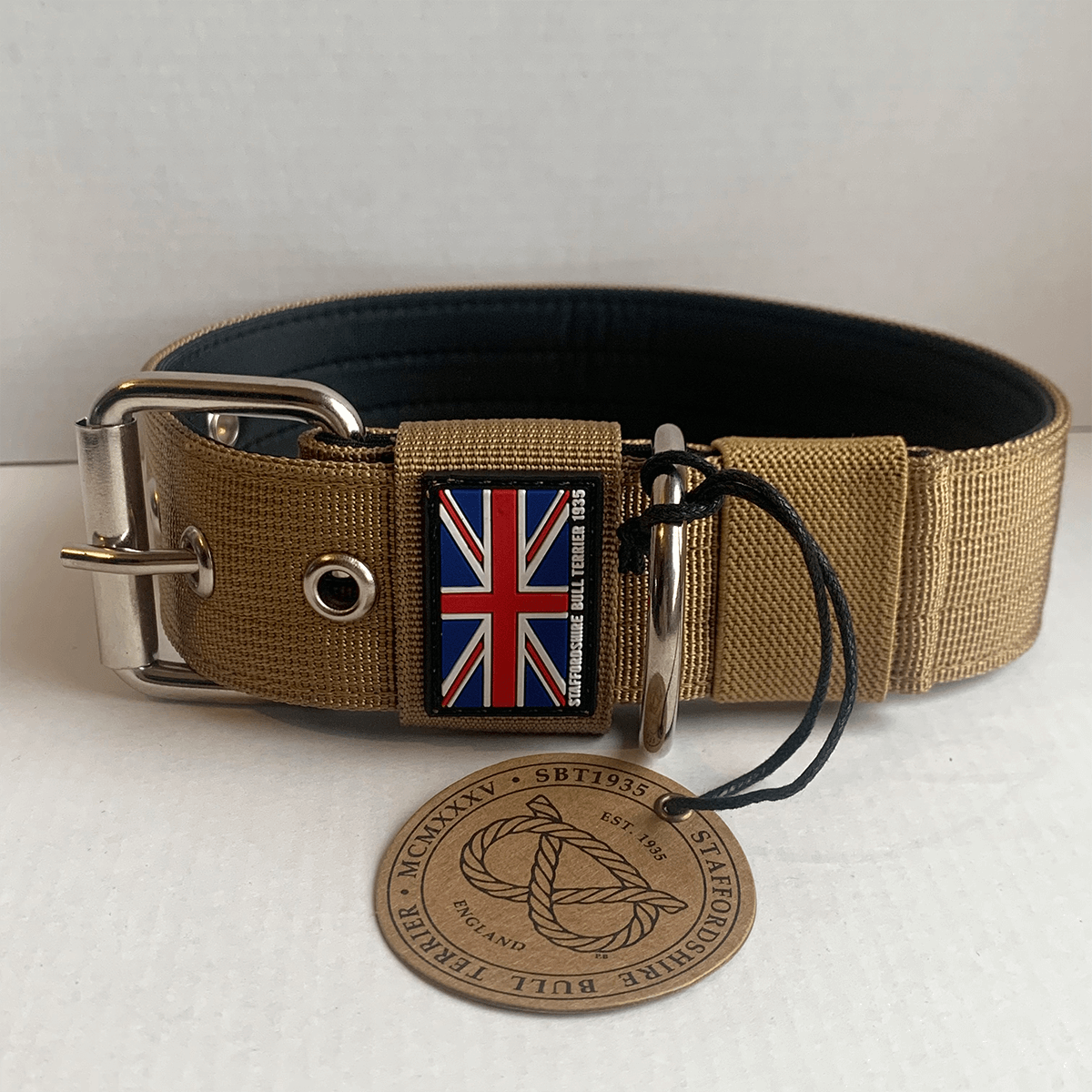 Padded Nylon Collar Staffordshire Bull Terrier 1935®