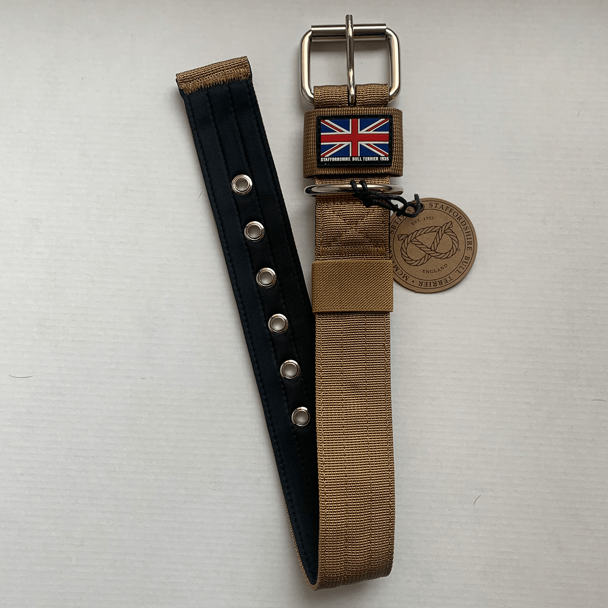 Padded Nylon Collar Staffordshire Bull Terrier 1935®