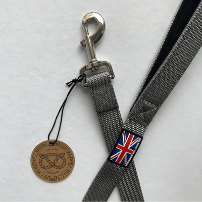 Staffy Nylon Leash - Grey - Normal - Staffordshire Bull Terrier 1935®