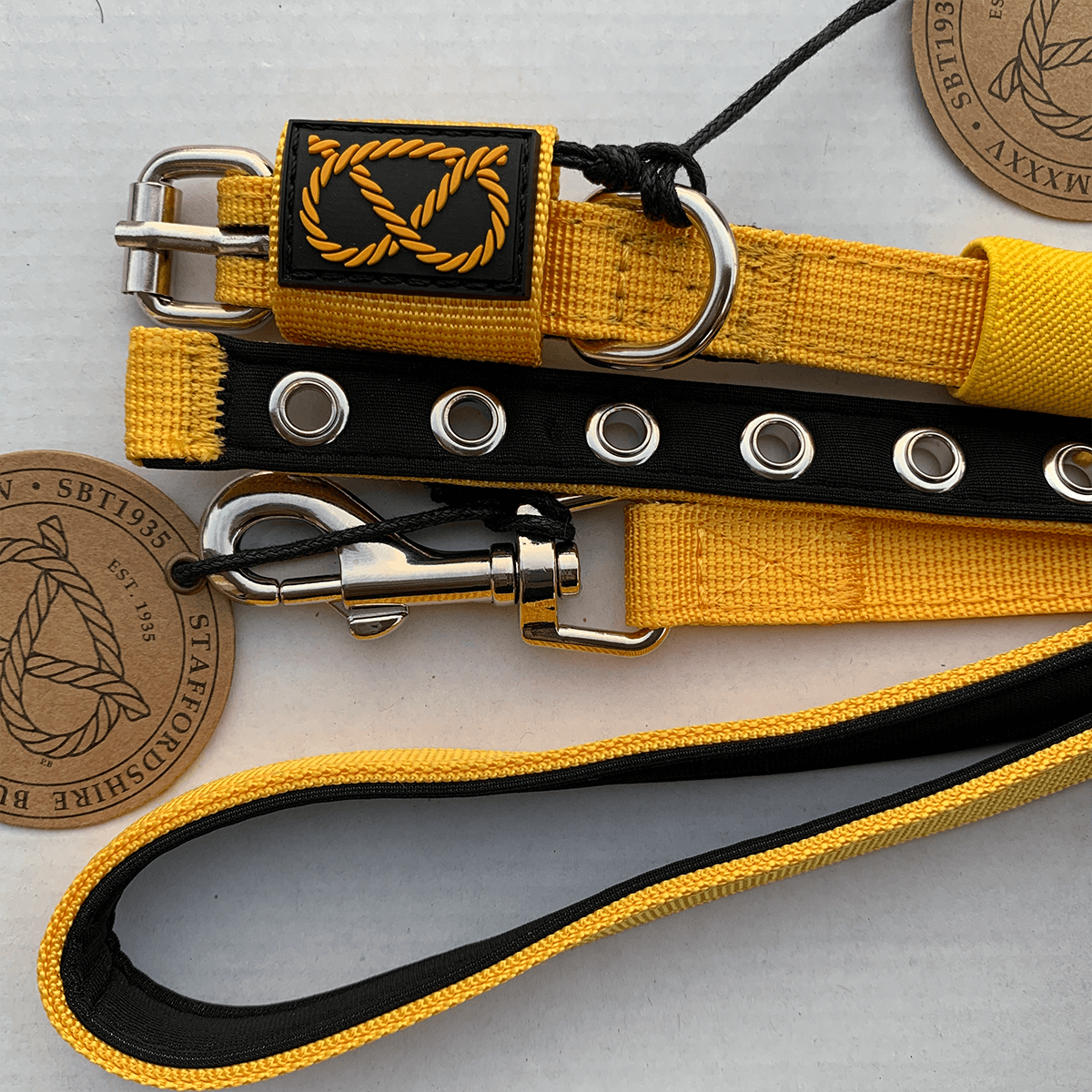 Staffordshire Bull Terrier Puppy Collar & Leash Set - Staffordshire Bull Terrier 1935®