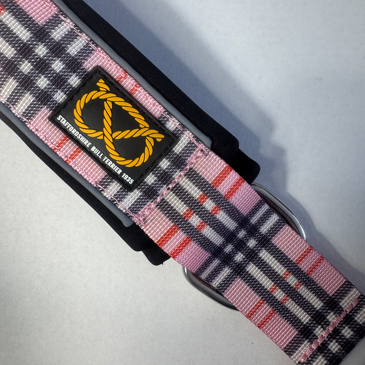 Staffordshire Bull Terrier 1935® Martingale Halsband - Staffburry Babyrosa