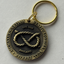 Staffordshire Bull Terrier 1935® Médaille Staffie Nœud - Laiton ou Argent Ancien