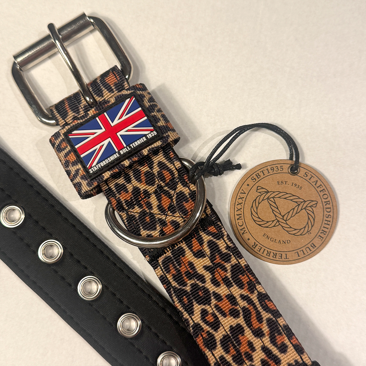 Staffordshire Bull Terrier 1935® Nylon Collar - Leopard