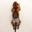 Staffordshire Bull Terrier 1935® Hygiene Panties with Suspenders - Leopard