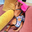 Staffordshire Bull Terrier 1935® Hygiene Panties with Suspenders - Staffberry Pink