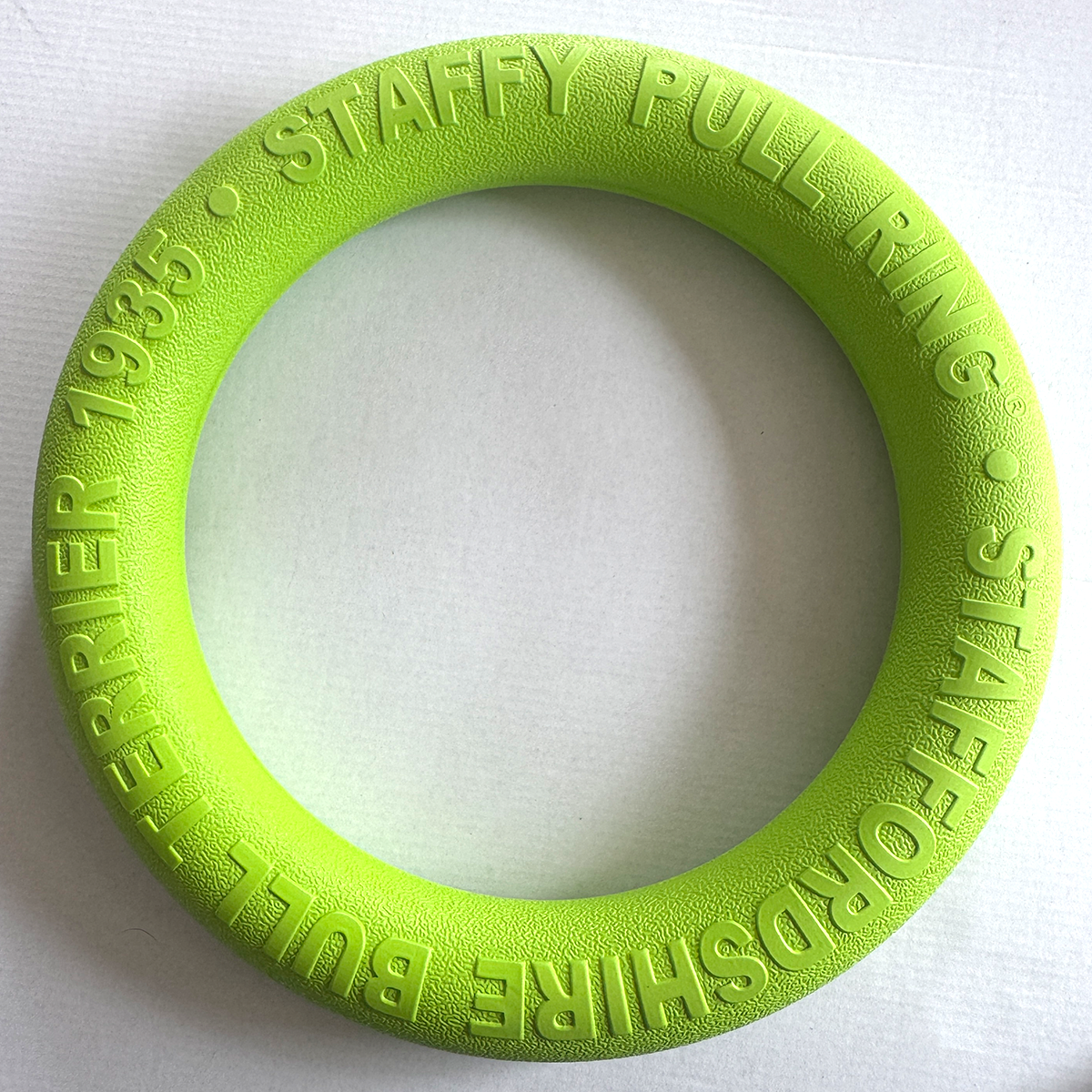 Staffordshire Bull Terrier 1935® Pull Ring - Neon Green - 1pc