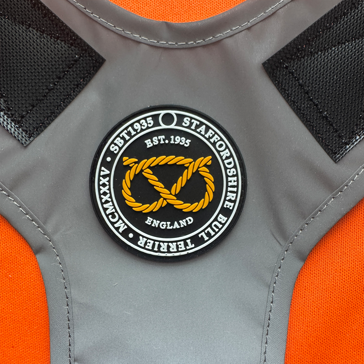 Staffordshire Bull Terrier 1935® Reflexväst - Vändbar - Reflex & Neonorange