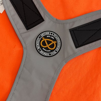 Staffordshire Bull Terrier 1935® Reflective Vest - Reversible - Silver & Neon Orange