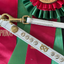 Staffordshire Bull Terrier 1935® Show Collar & Leash Set - Diamond - White & Gold