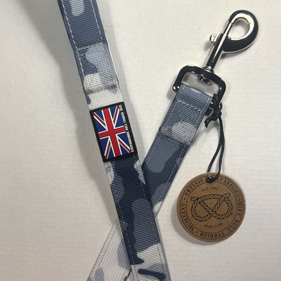 Staffordshire Bull Terrier 1935® Nylon Leash - Snow Camo - Normal