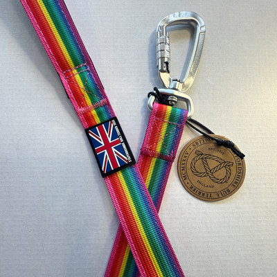 Staffordshire Bull Terrier 1935® Nylon Leash - Rainbow Edition - Carabiner