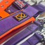 Staffordshire Bull Terrier 1935® Martingale Collar - Dark Purple & Neon Orange