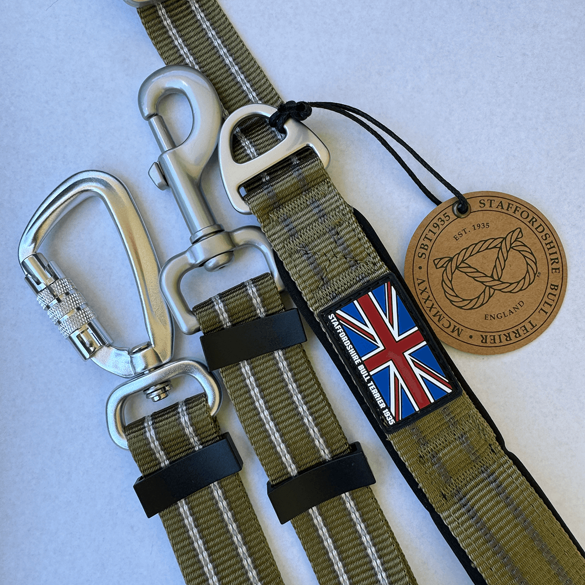 Staffordshire Bull Terrier 1935® Nylon Harness & Leash Set