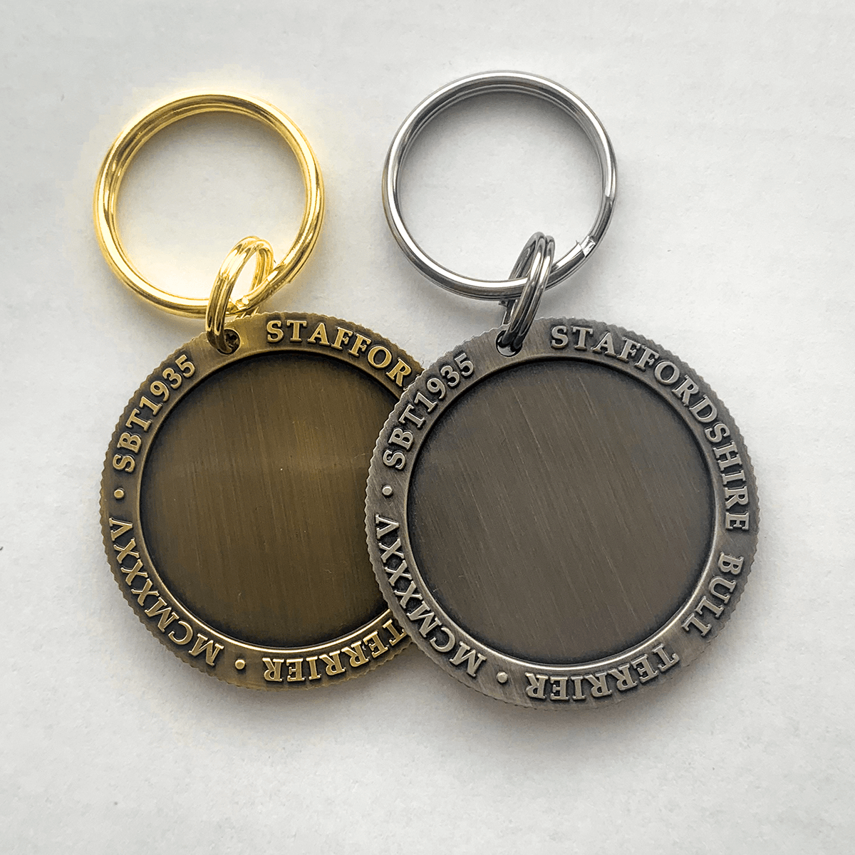 Staffy Keyring - Antique - Staffordshire Bull Terrier 1935®