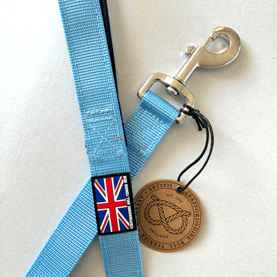 Staffordshire Bull Terrier 1935® Nylon Leash - Stanley Edition - Baby Blue - Normal