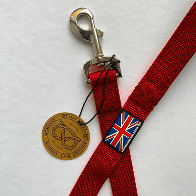 Staffordshire Bull Terrier 1935® Nylon Leash - Red - Normal